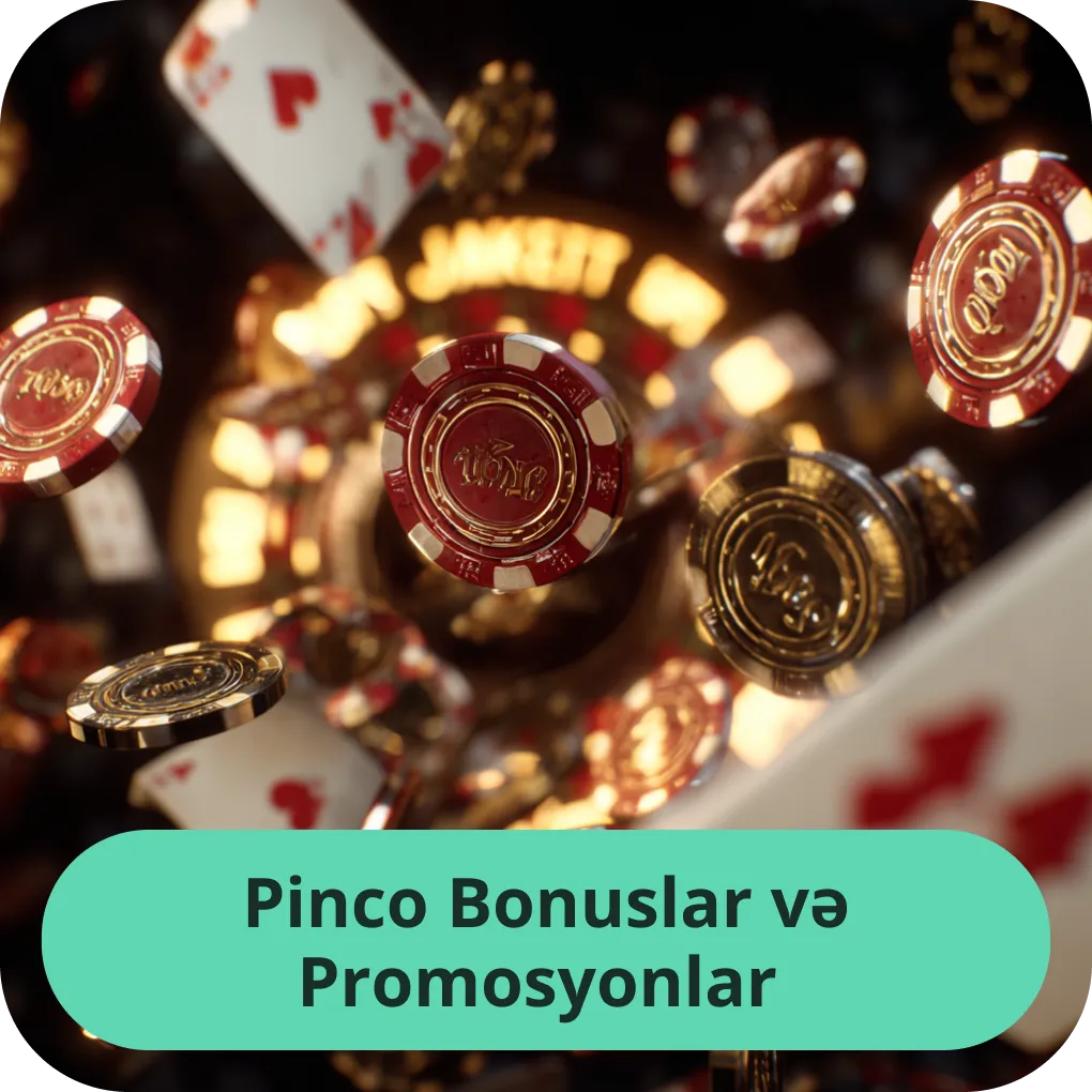 Pinco Casino-da aktiv olan bütün bonuslar və promosyonlar haqqında ətraflı məlumat Pinco Bonuslar və Promosyonlar