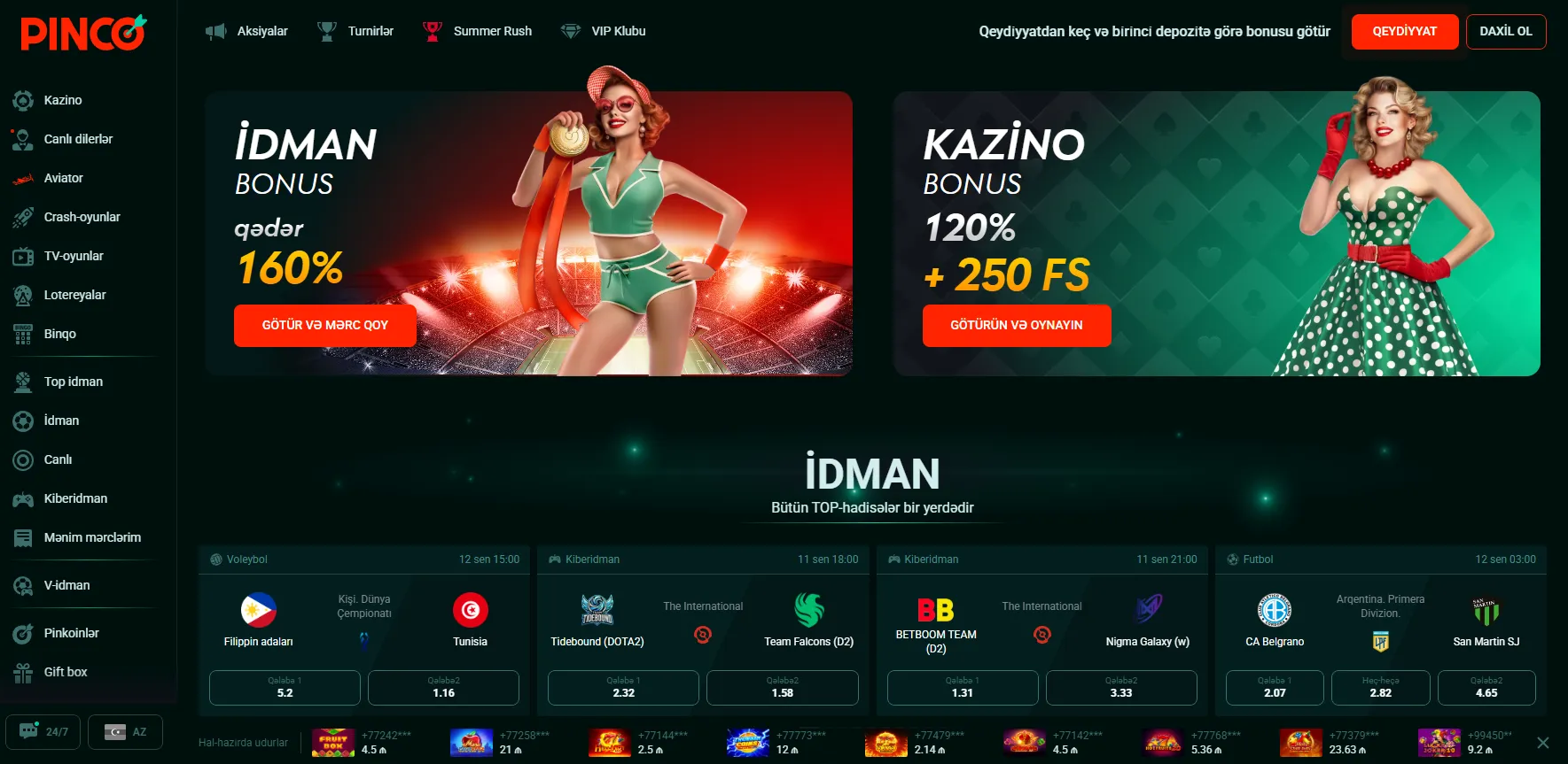 Pinco Casino Giriş haqqında ümumi məlumat - ətraflı bələdçi Pinco Casino Giriş haqqında ümumi məlumat